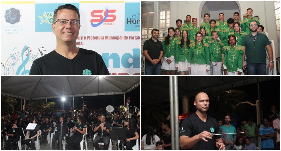 Sucesso total! Evento "Banda na Praça" Encanta Fortaleza de Minas 